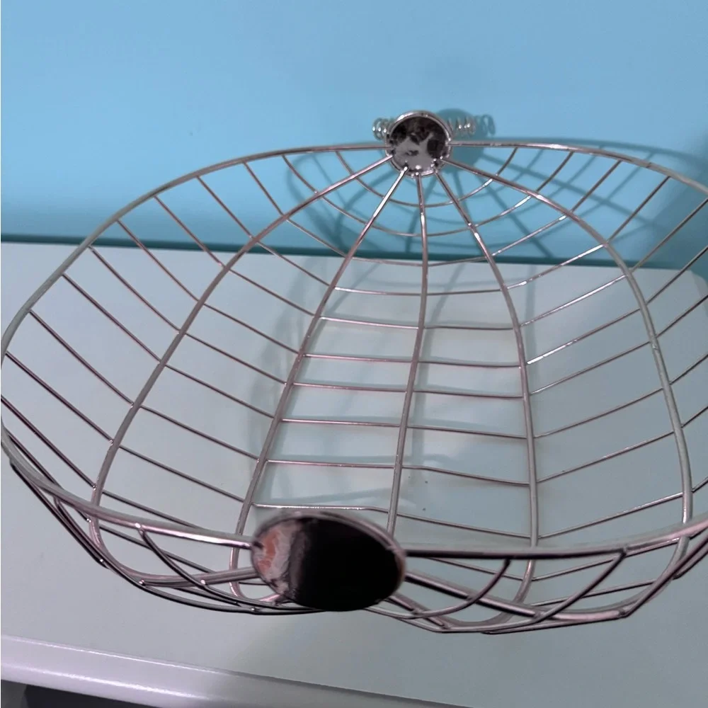 Rose Gold Pumpkin Basket